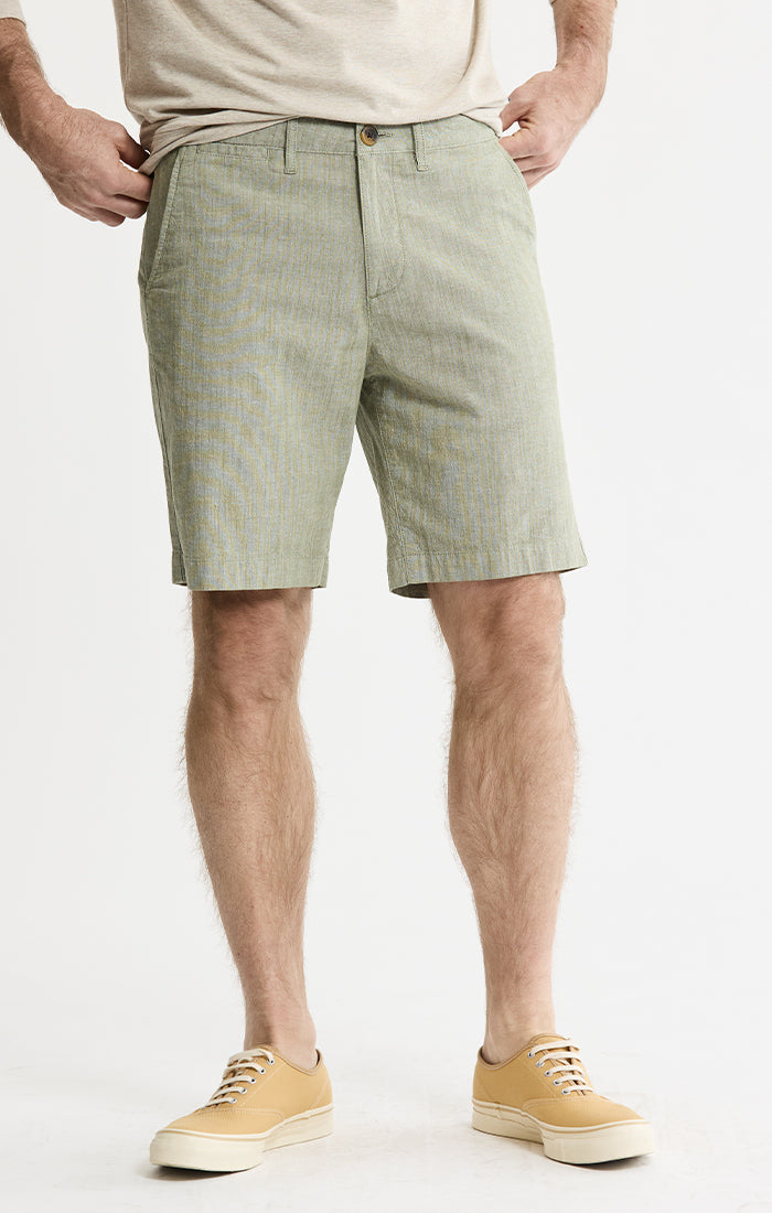 Men's Chambray Shorts | Stretch Chambray Denim Shorts | JACHS NY