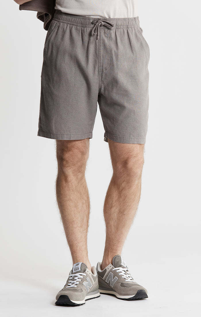Linen Pull On Shorts – JACHS NY