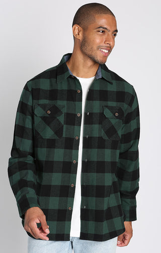 Green Brawny Flannel & Thermal 2-Pack - JACHS NY