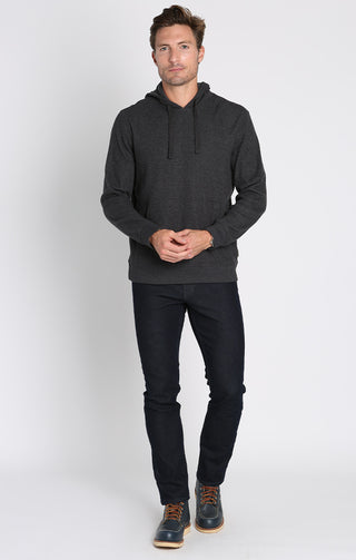 Charcoal Bedford Brushed Waffle Hoodie - JACHS NY