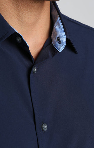 Indigo Gravityless Short Sleeve Shirt - JACHS NY
