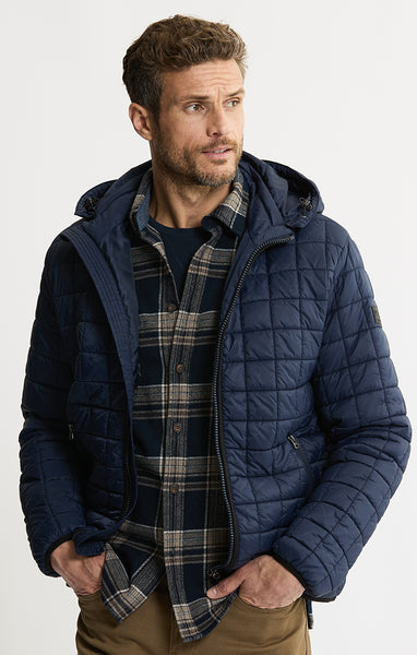 Light Quilted Hooded Puffer Jacket – JACHS NY