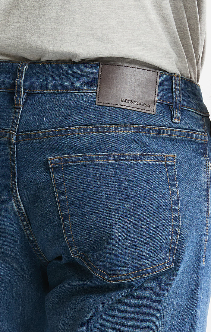 Relaxed Straight Fit 5-Pocket Denim Pants | Men's Pants | JACHS NY
