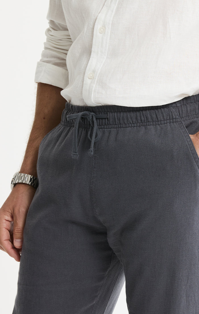 Linen Blend Drawstring Pants | Men's Pants | JACHS NY