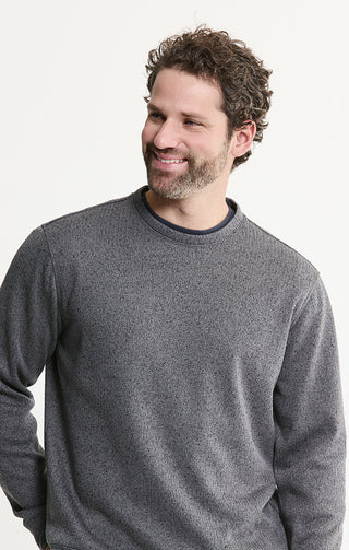 Stretch Sweater Fleece Crewneck - JACHS NY
