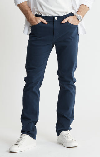 Stretch Cotton 5-Pocket Pants - JACHS NY