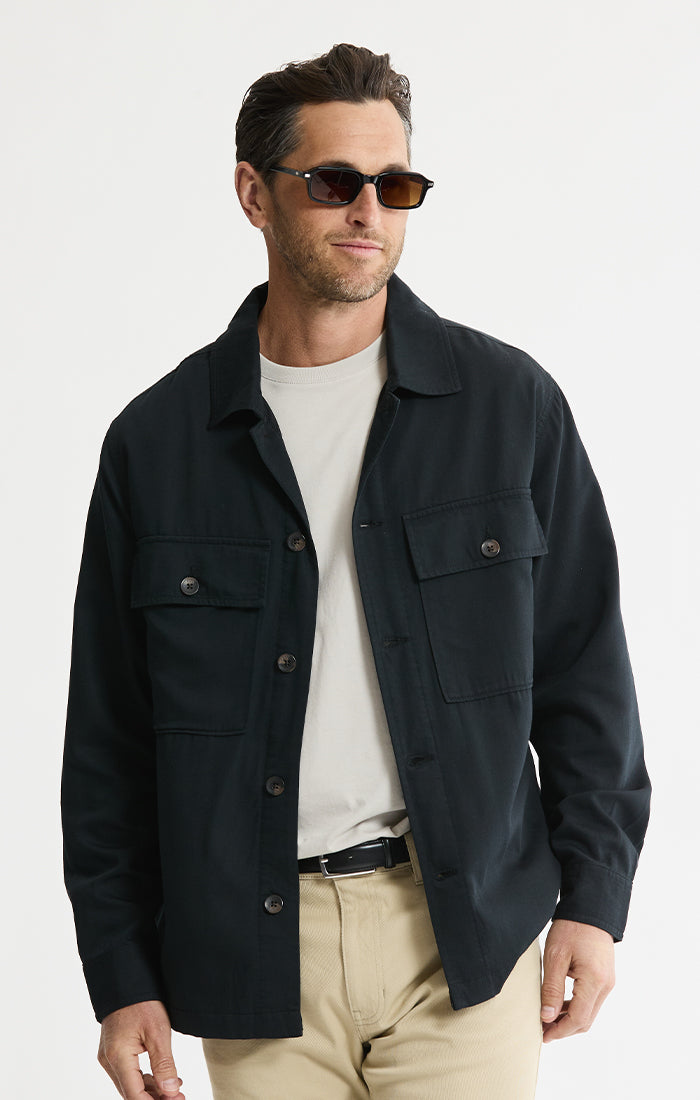 Men's Military Shirt Jacket | Lightweight Military Jacket | JACHS NY