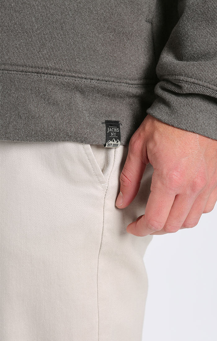 Sherpa Lined Ultra Soft Ribbed Hooded Henley – JACHS NY