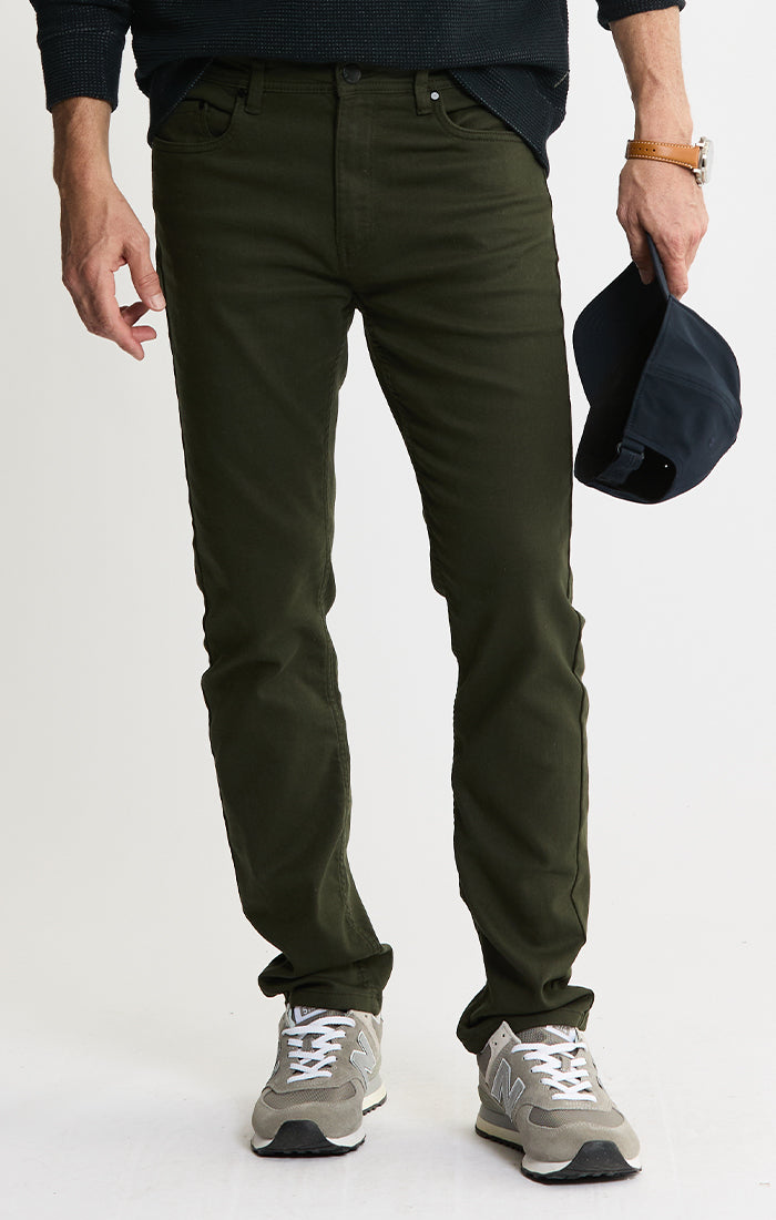 Straight Fit Stretch Traveler 5-Pocket Pants | Men's Pants | JACHS NY