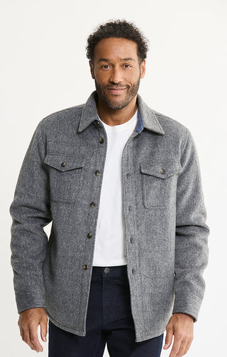Luxe Soft-Blend Quilt Lined Overshirt - JACHS NY