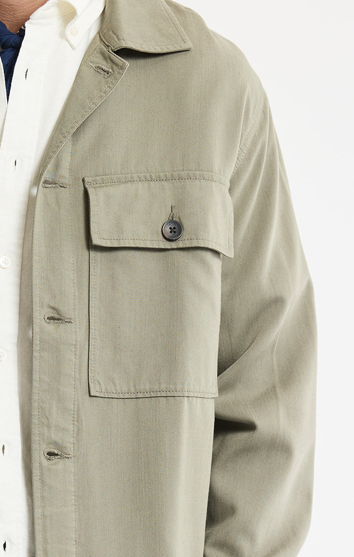 Men's Military Shirt Jacket | Lightweight Military Jacket | JACHS NY