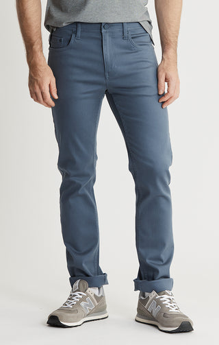 Stretch Lyocell Twill 5-Pocket Pants - JACHS NY