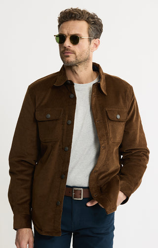 Concord Sherpa Lined Corduroy Shirt Jacket - JACHS NY