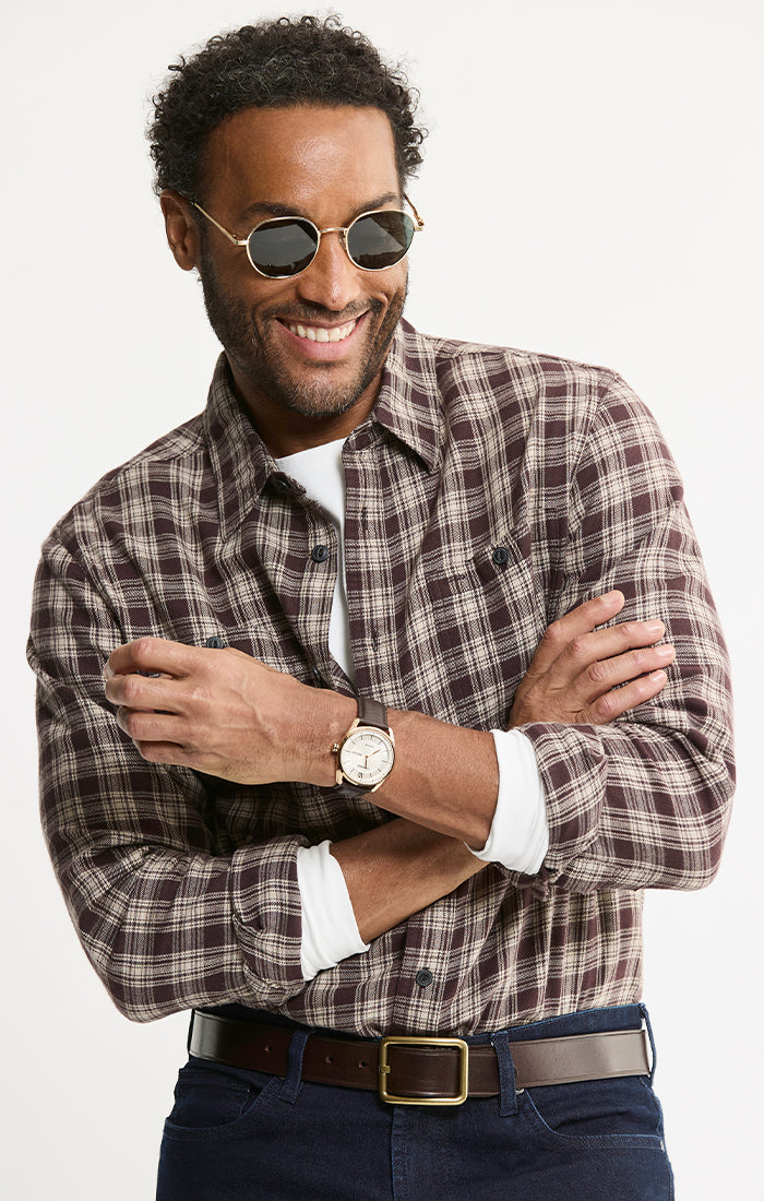 Rye Soft Touch Flannel Workshirt | Men's Shirts & Flannels | JACHS NY