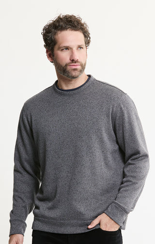 Stretch Sweater Fleece Crewneck - JACHS NY