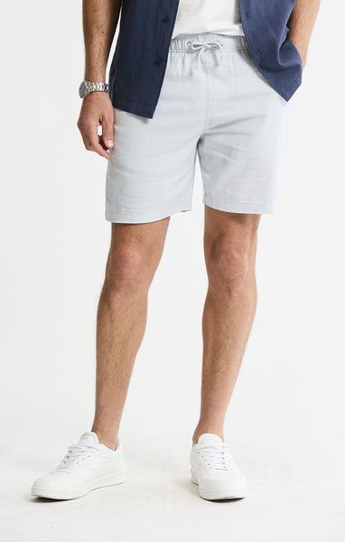 Linen Blend Drawstring Shorts | Men's Shorts | JACHS NY