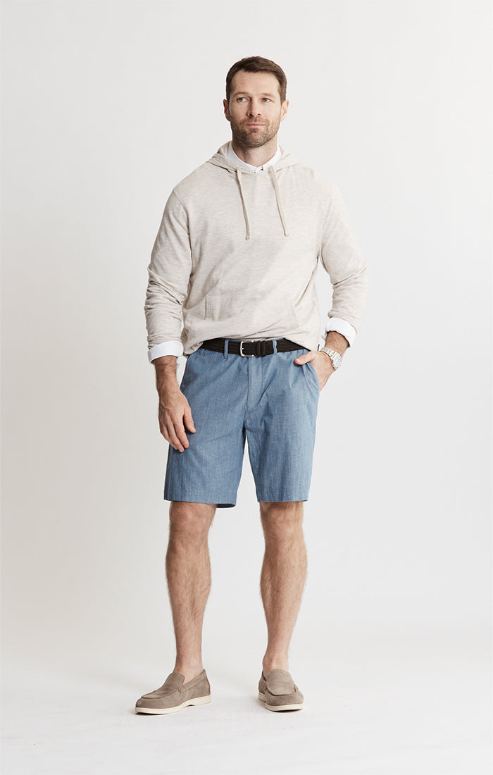 Men's Chambray Shorts | Stretch Chambray Denim Shorts | JACHS NY