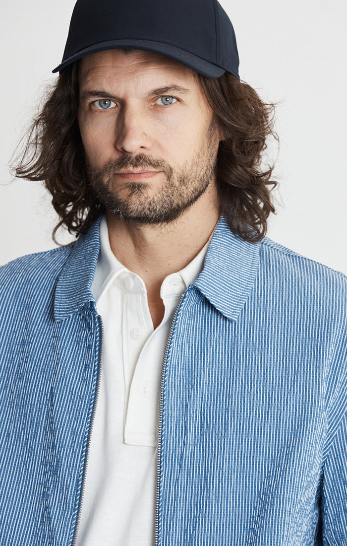 Charles Seersucker Full Zip Jacket – JACHS NY