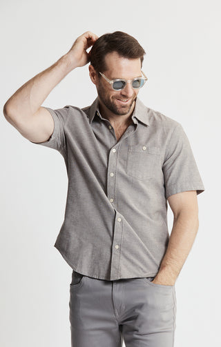 Classic Oxford Short Sleeve Shirt - JACHS NY