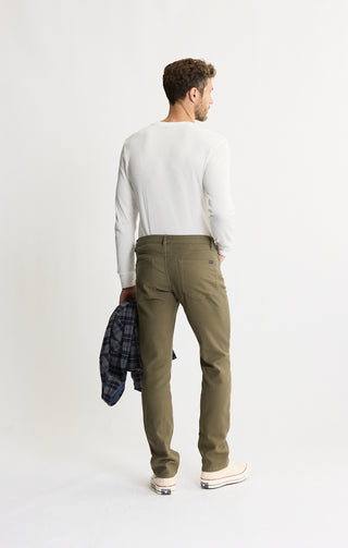 Loopback Twill 5-Pocket Pants - JACHS NY