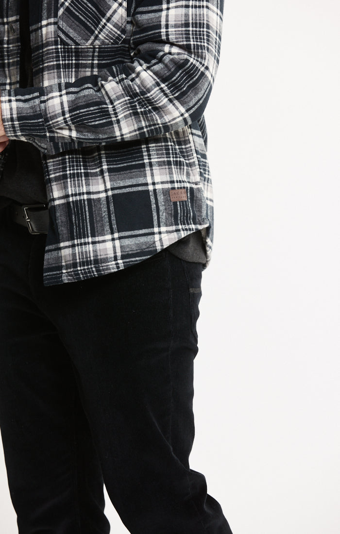ジャケット・アウター check frill shirt blouson FEKETE FreeZone ブルゾン アウター チェックシャツレイヤード風ジャケット