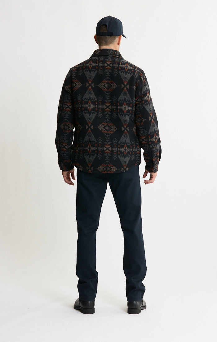 Sherpa Lined Wool Blend Shirt Jacket | Men's Shirt Jackets | JACHS NY