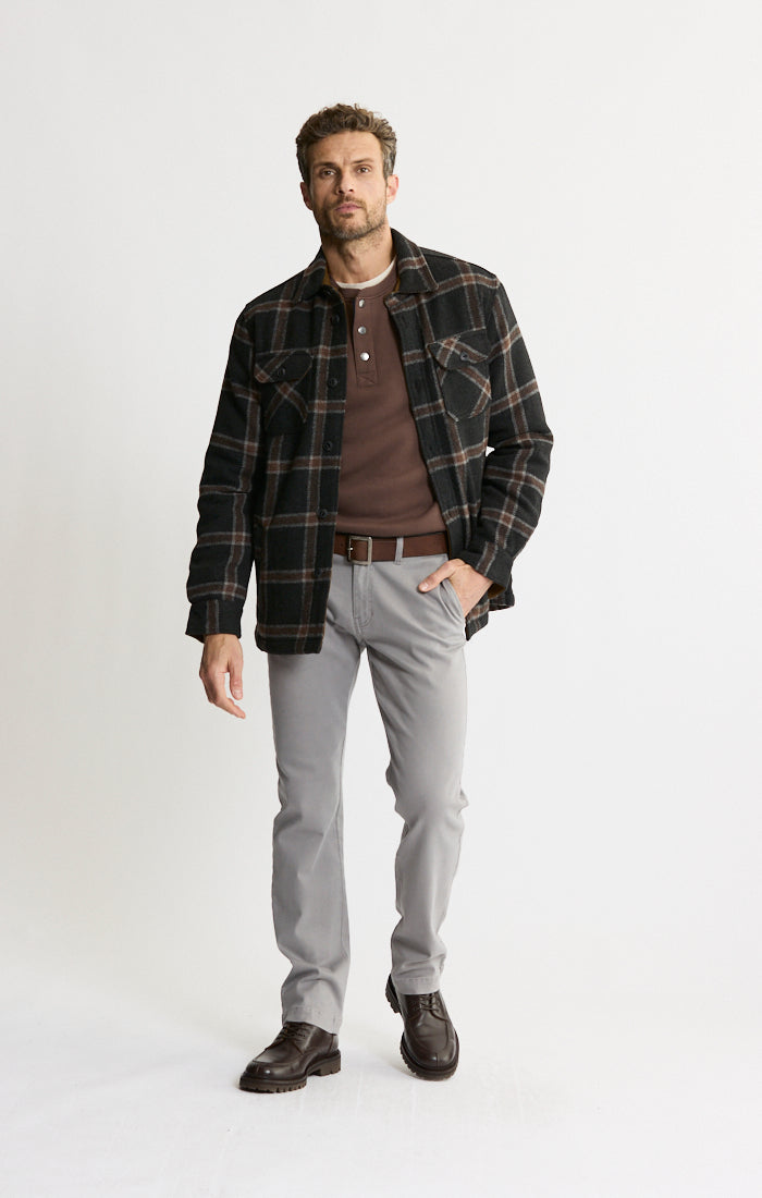 Thermal Lined Wool Blend Shirt Jacket | Men's Shirt Jackets | JACHS NY