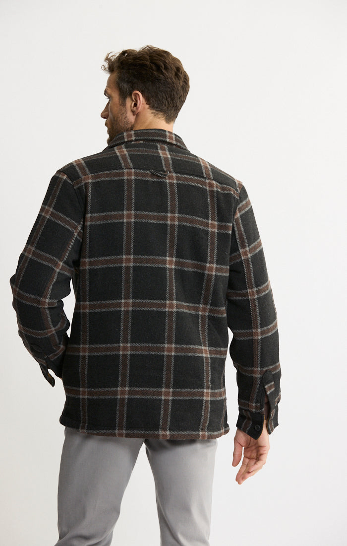 Thermal Lined Wool Blend Shirt Jacket | Men's Shirt Jackets | JACHS NY
