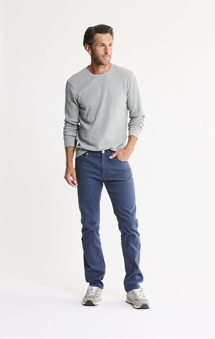 Relaxed Straight Fit 5-Pocket Denim Pants | Men's Pants | JACHS NY