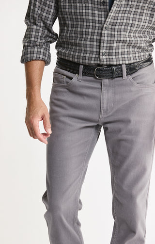 Brushed Bull Denim 5-Pocket Pants - JACHS NY