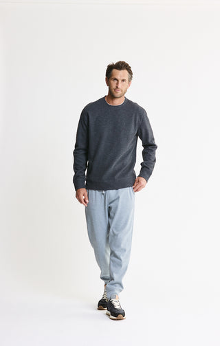 Wool Blend Crewneck Sweater - JACHS NY