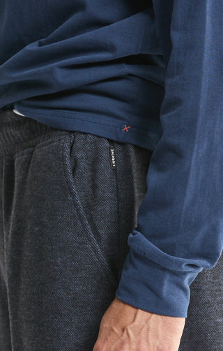 Wool Blend Knit Jogger Pants - JACHS NY