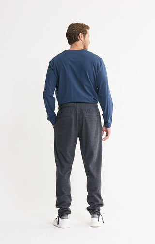 Wool Blend Knit Jogger Pants - JACHS NY