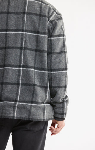 Sherpa Lined Wool Blend Jacket - JACHS NY