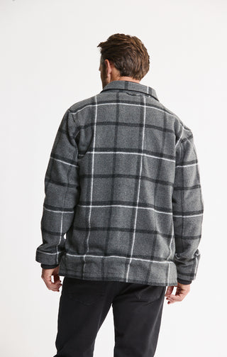 Sherpa Lined Wool Blend Jacket - JACHS NY