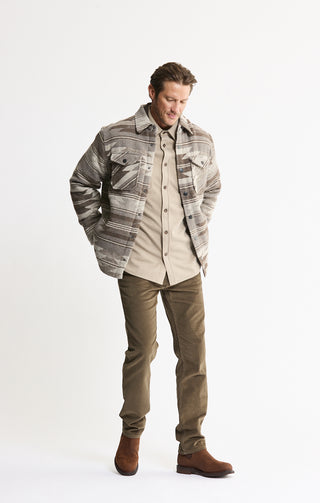 Sherpa Lined Wool Blend Jacket - JACHS NY
