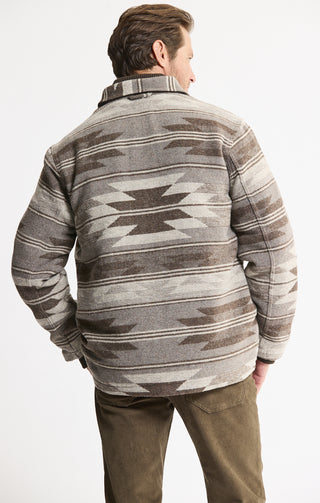 Sherpa Lined Wool Blend Jacket - JACHS NY