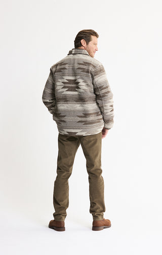 Sherpa Lined Wool Blend Jacket - JACHS NY