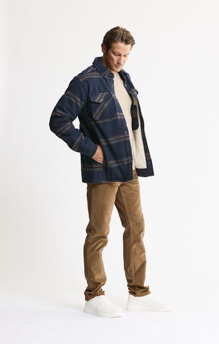 Sherpa Lined Wool Blend Jacket - JACHS NY