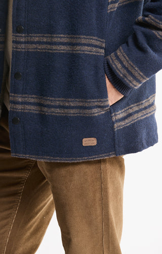 Sherpa Lined Wool Blend Jacket - JACHS NY