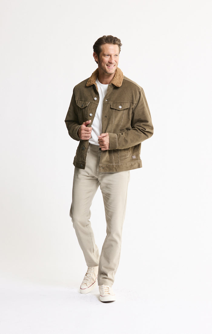 Corduroy Sherpa Lined Trucker Jacket | Mens Corduroy Jacket – JACHS NY