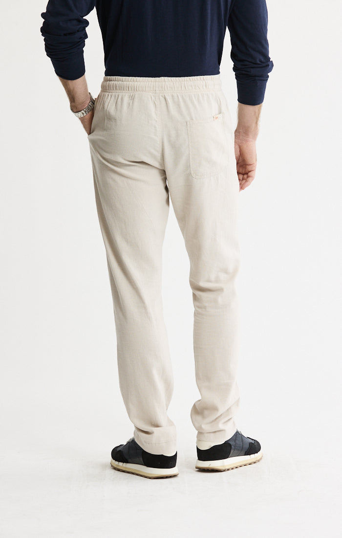 Linen Blend Drawstring Pants | Men's Pants | JACHS NY