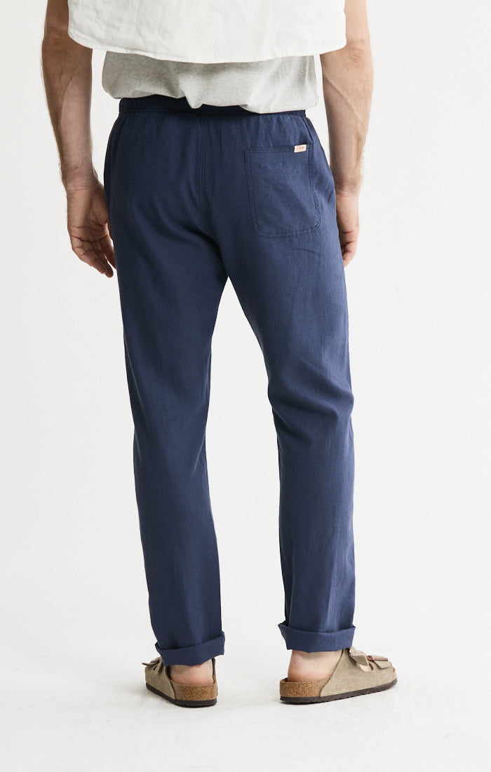 Linen Blend Drawstring Pants | Men's Pants | JACHS NY