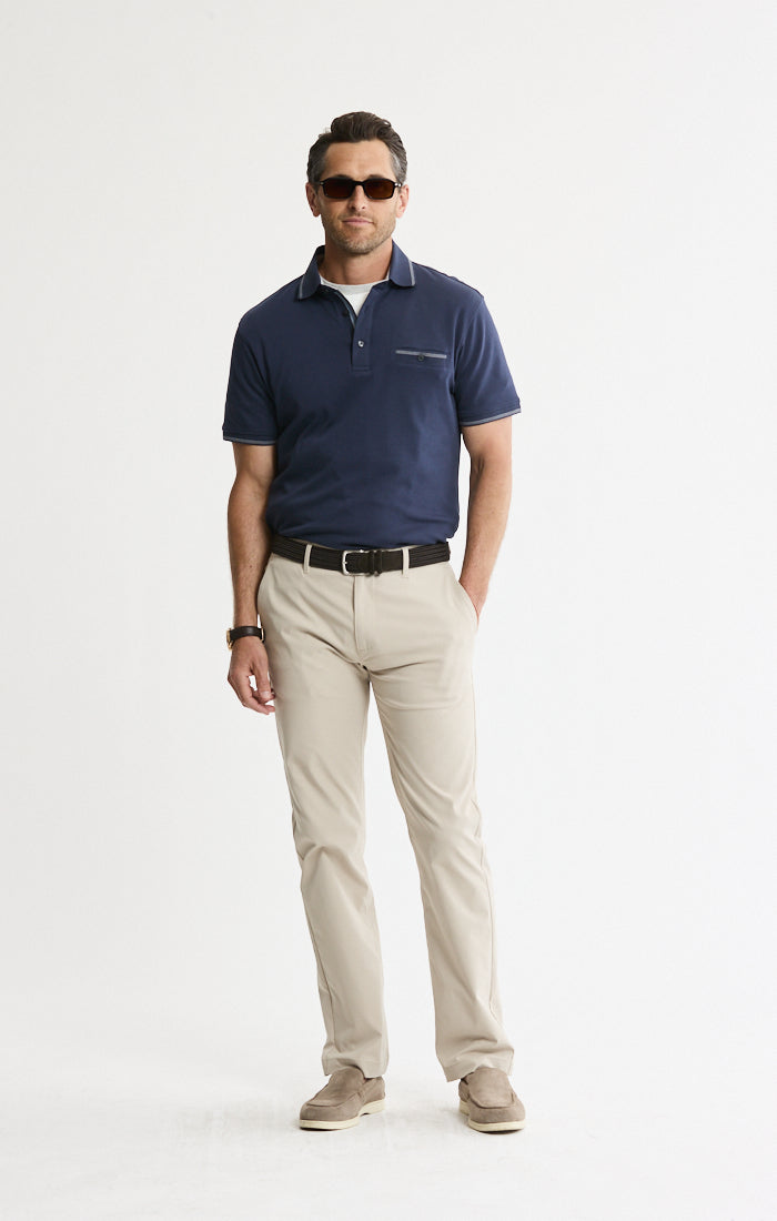 Cotton Interlock Polo | Men's Polos | JACHS NY