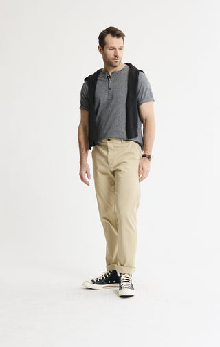 Cotton Silk Blend Stretch Chino Pants - JACHS NY