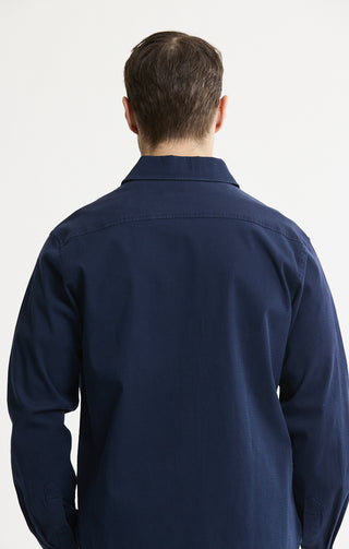 Cotton Silk Blend Overshirt - JACHS NY