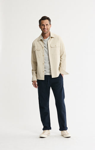 Cotton Silk Blend Overshirt - JACHS NY
