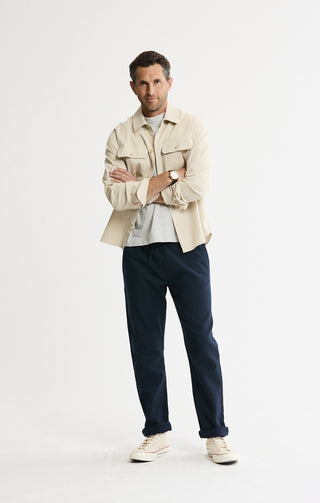 Cotton Silk Blend Overshirt - JACHS NY