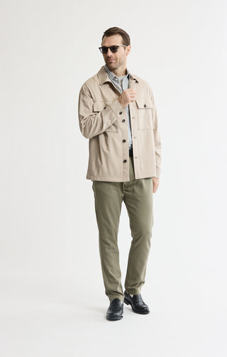 Rayon Lyocell Military Shirt Jacket - JACHS NY