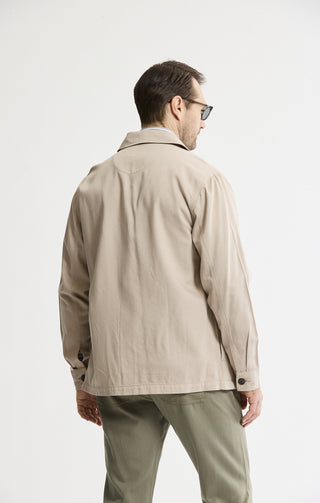 Rayon Lyocell Military Shirt Jacket - JACHS NY